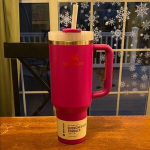Stanley Vibrant Pink Quencher Tumbler